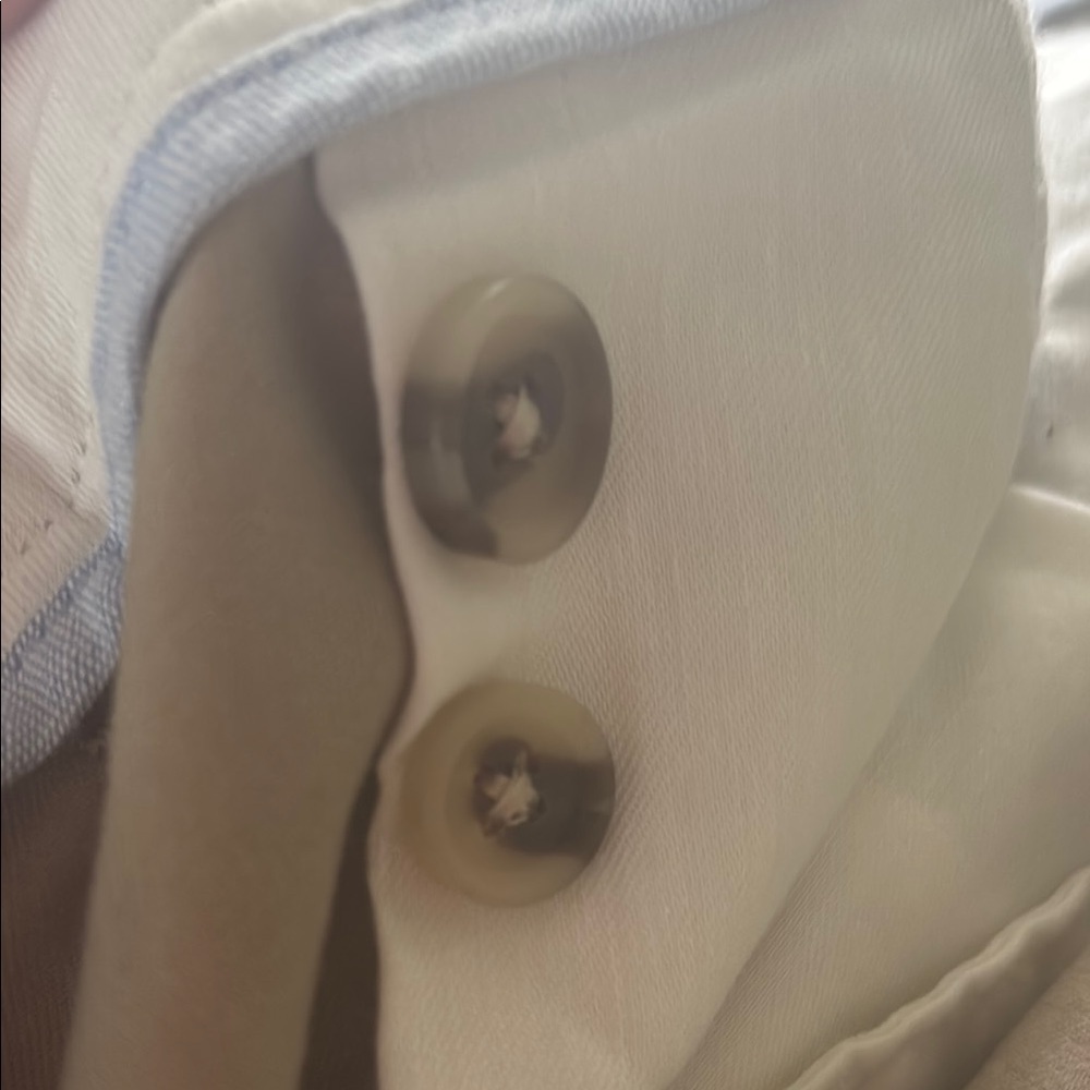 ❤️3 for $15!❤️ Lands' End Tan Chinos Classic Cotton Twill - Picture 4 of 5